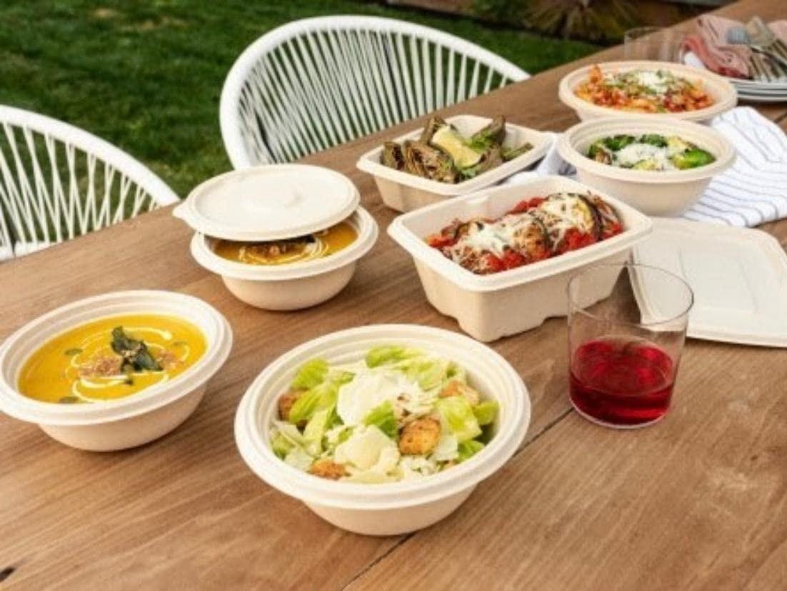 Bagasse bowls and food containers